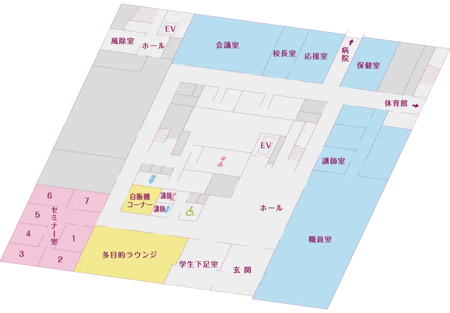 1階の地図