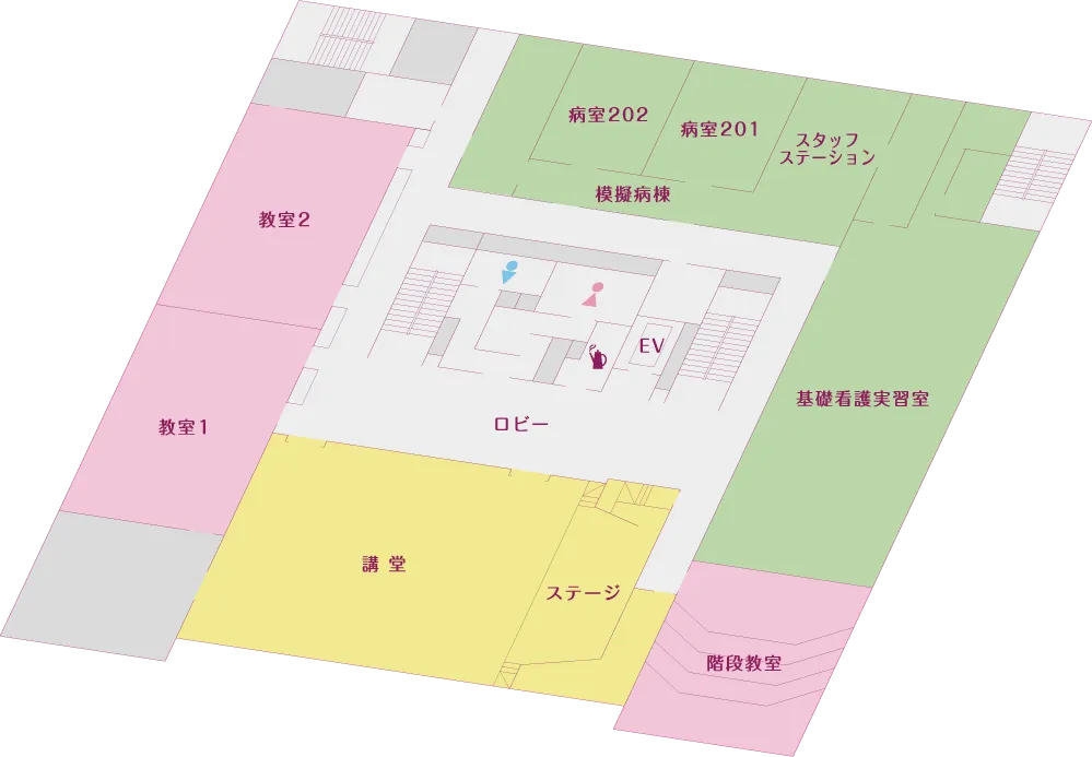 2階の地図
